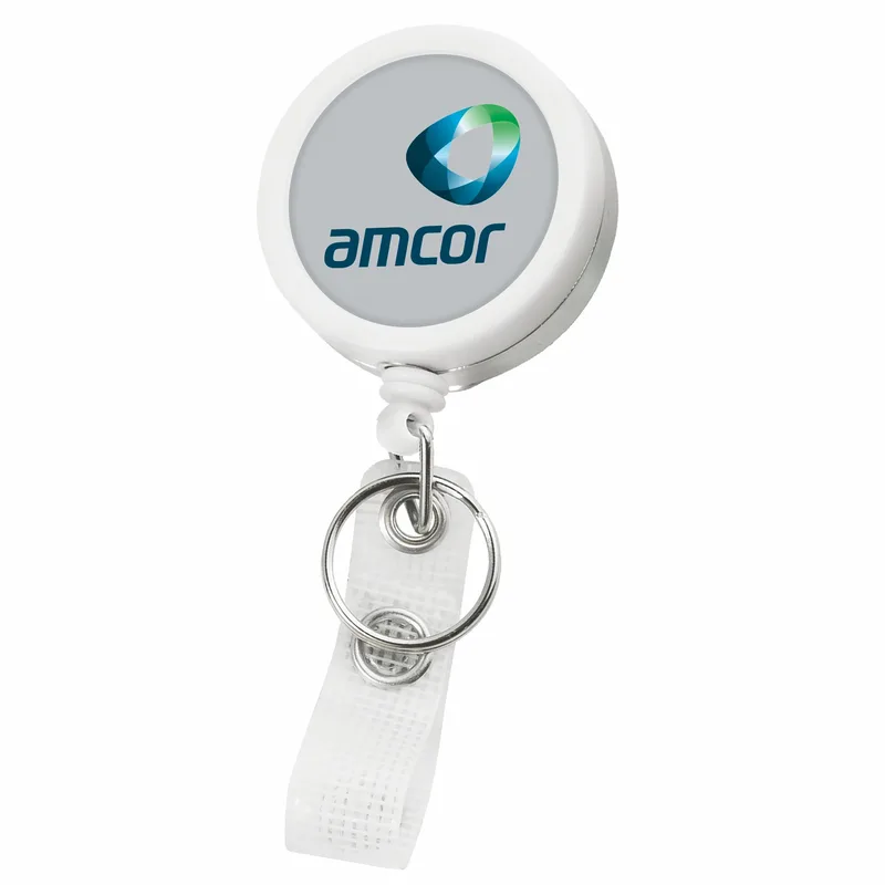 Heavy Duty Retractable Badge Reel w/wire cord view 6