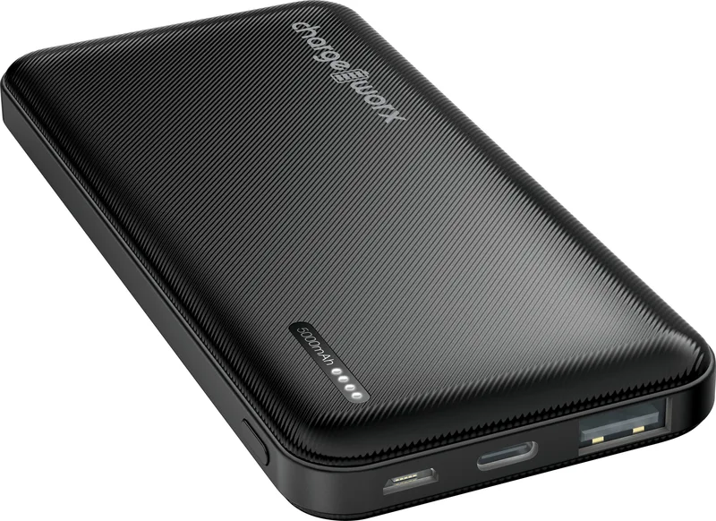 CHARGEWORX Chargeworx 5000Mah Dual Usb Slim Power Bank