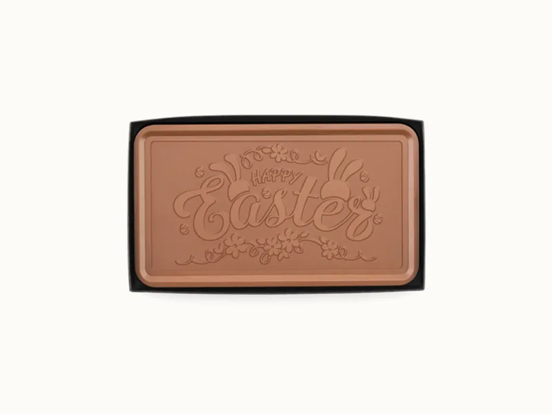 Happy Easter Epic 1lb. Chocolate Bar with Personalized Packaging view 3