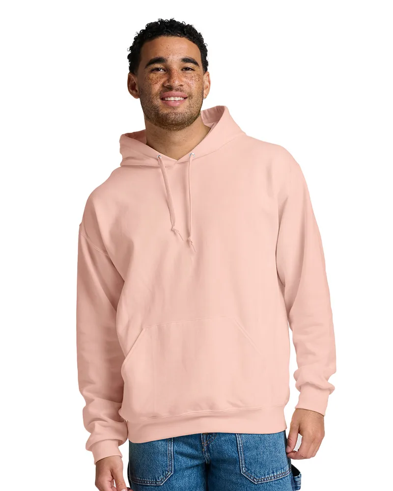 Jerzees Unisex Ultimate™ CVC Ring-Spun Hooded Sweatshirt view 4