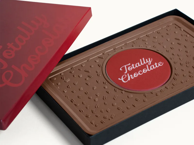 Epic 1lb. Engraved Combo Chocolate Bar with Classic Custom Packaging view 4