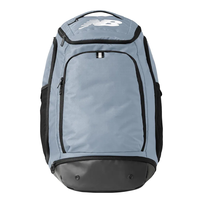 New Balance Gray Team Travel Backpack Size 22.3 X13.6