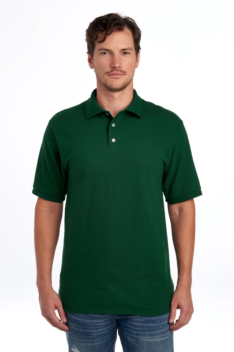 Jerzees® Unisex Premium Ring Spun Cotton Pique Sport Shirt view 3