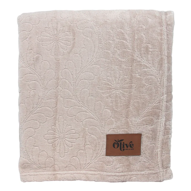 Quilted Flowers Throw