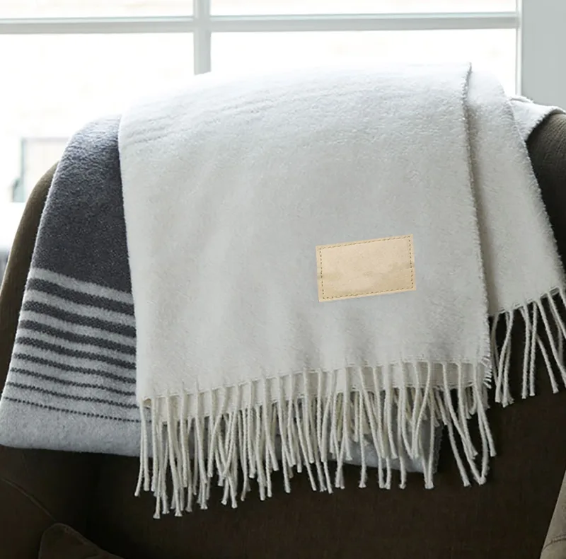 Gray w/ White Stripes