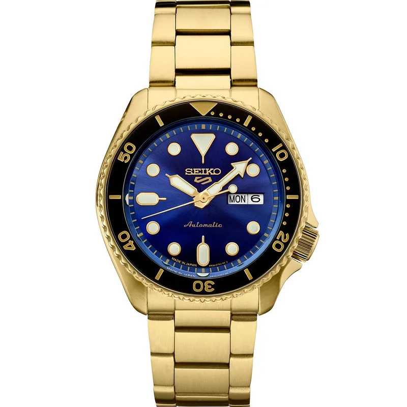 Seiko Watch 5 Sports Sgp Automatic Blue Dial