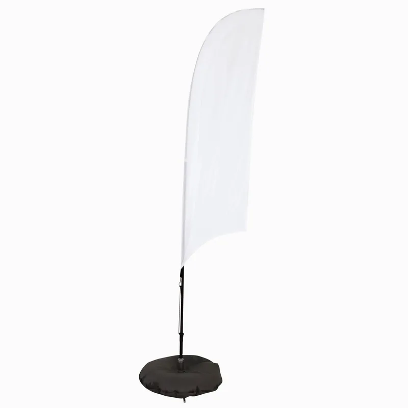 7' Streamline Razor Sail Sign Flag, 1-Sided, 3-Leg Scissor view 2