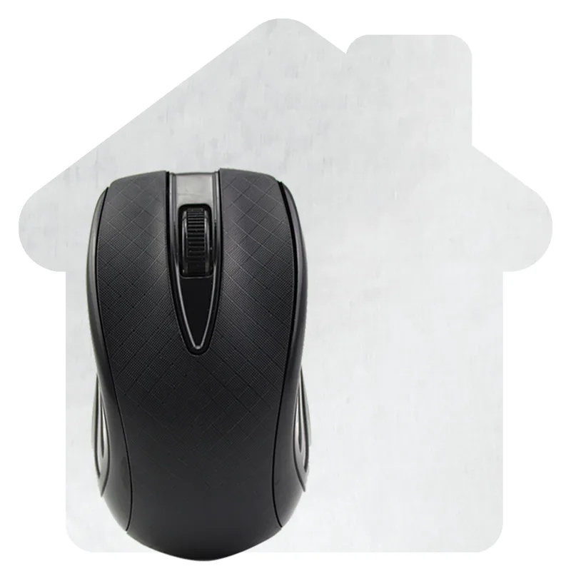 House Shaped Dye Sublimated Computer Mouse Pad view 3