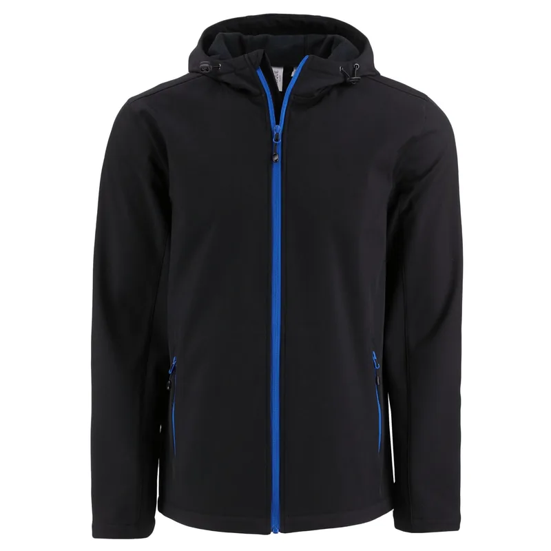 Clique Tempo Recycled Stretch Softshell Mens Hooded Jacket view 5