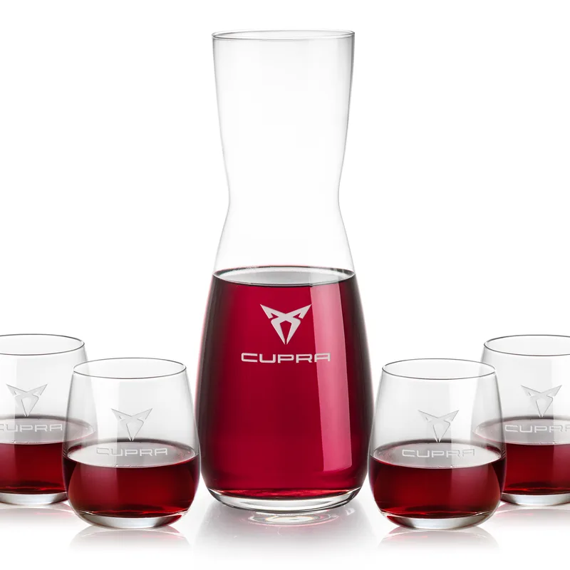 Carafe & 4 Stemless