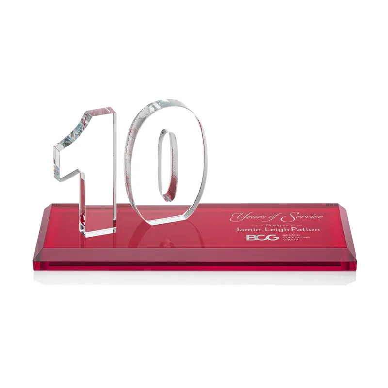 Deep Etch, Red, 10 Years