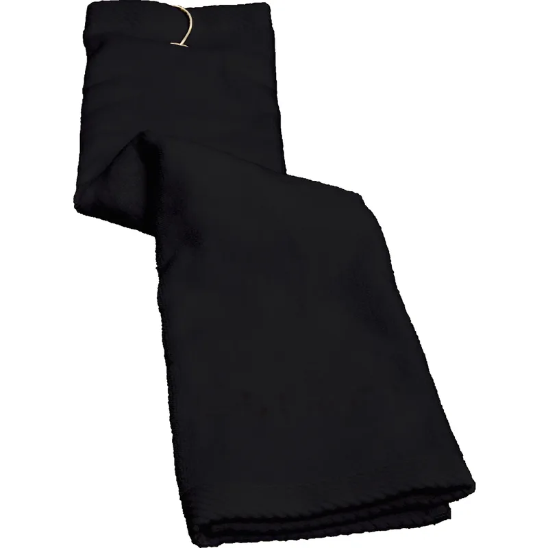 Turkish Trifold Golf Towel 16" x 25" view 2