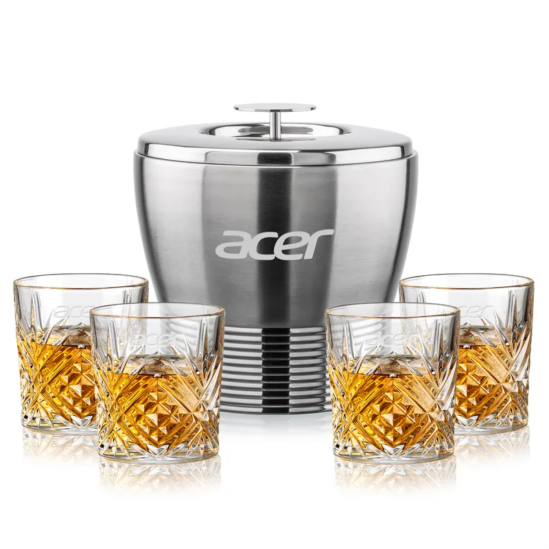Genoa Bucket Set, Laser Engraving, Set of 5