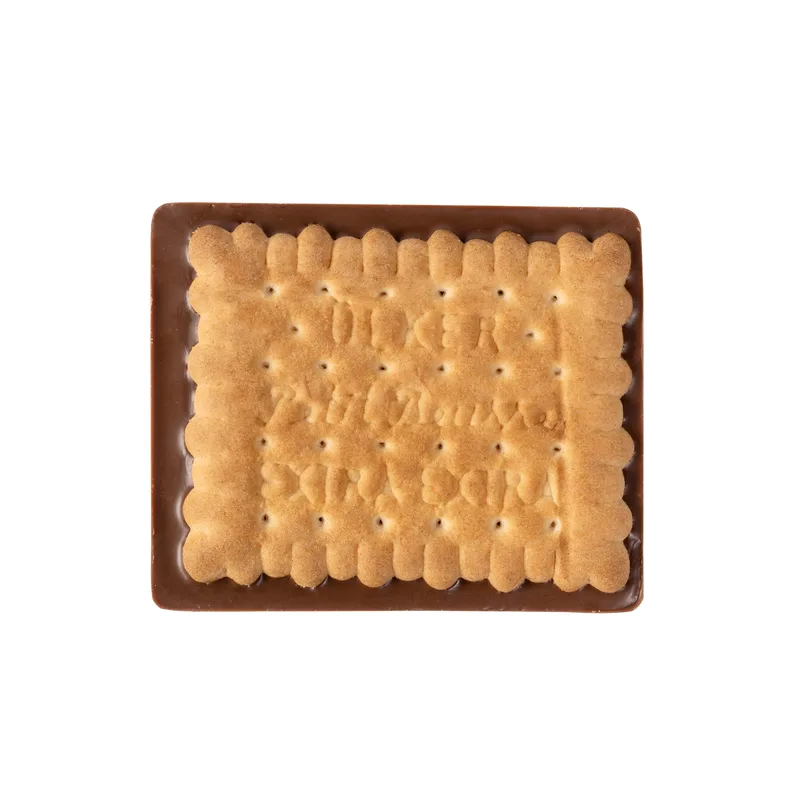 Rectangle Custom Molded Chocolate Cookie view 2