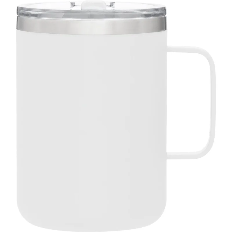 16.9 oz Camper Travel Mug (Matte White) view 2