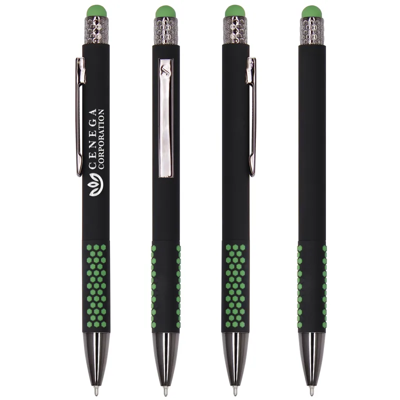 Honeycomb Stylus Gel Pen view 3