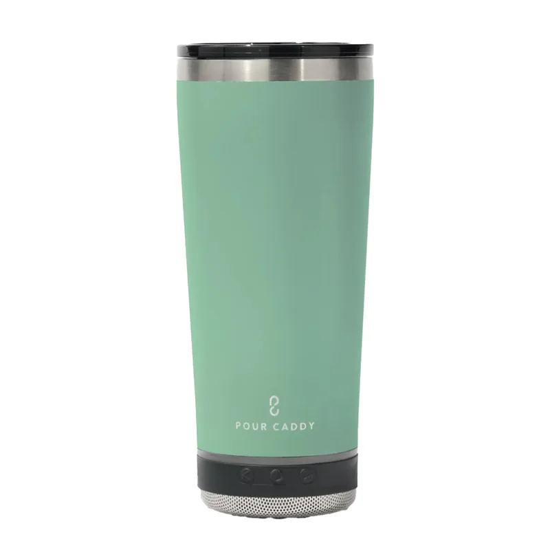 Pour Caddy® Vibe 18 oz Insulated Tumbler with Bluetooth Speaker view 4