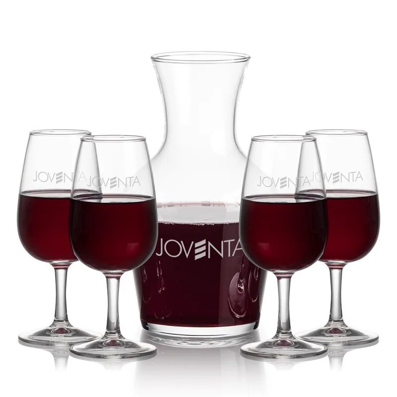Carafe Stemmed Set, Vantage Set, Carafe & 4 Wine