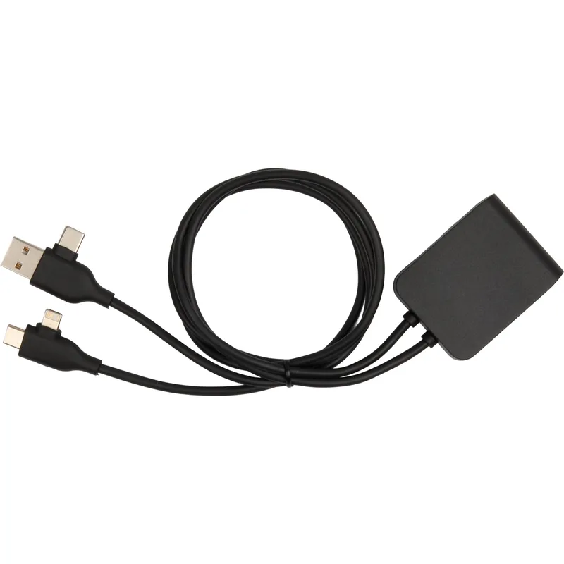 5-IN-1 Charging Cable with USB-A/C Hub view 2