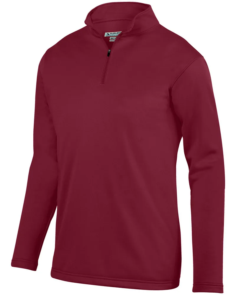 Augusta Adult Wicking Fleece Quarter-Zip Pullover view 3