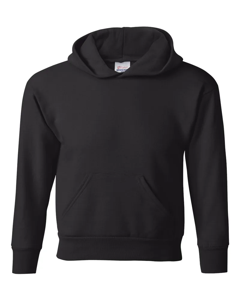 Hanes® Youth EcoSmart® Hooded Sweatshirt view 3