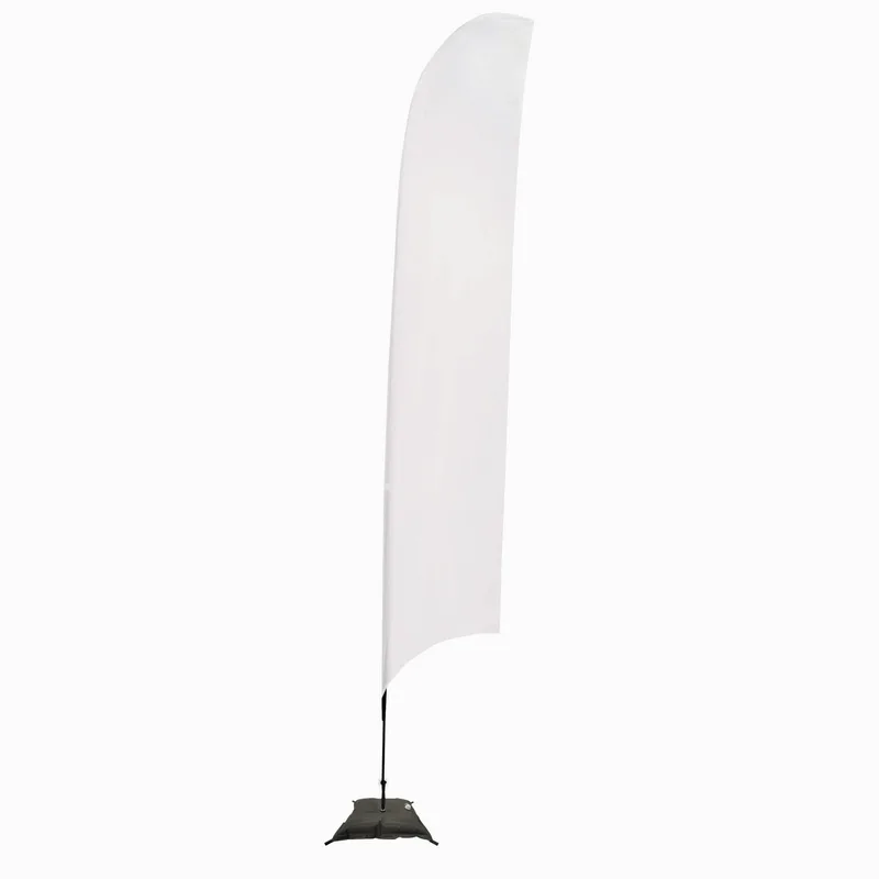 17' Streamline Razor Sail Sign Flag, 1-Sided, Scissor Base view 2