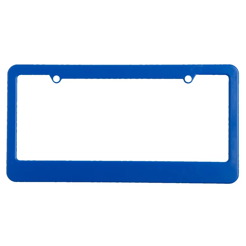License Plate Frame w/ 2 Holes & Straight Bottom view 2