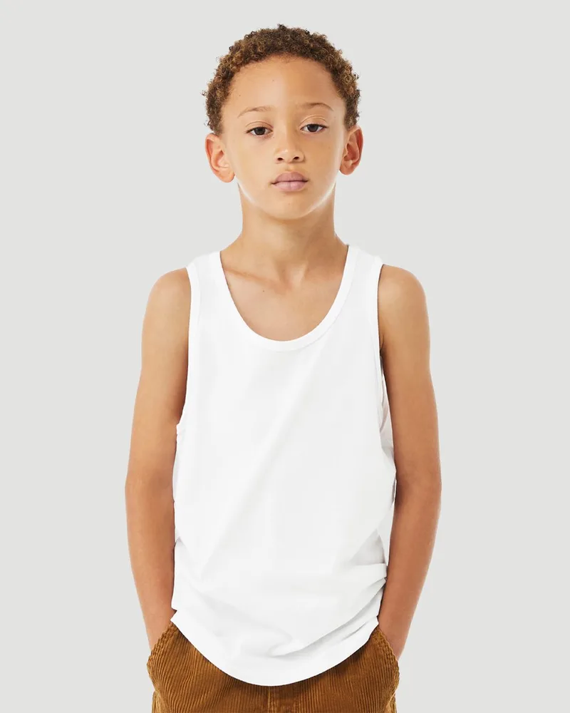 Bella+Canvas® Youth Heather CVC Tank Top view 2