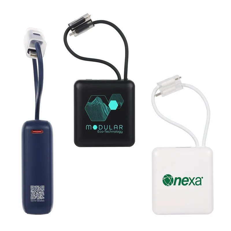 Vanguard 10000mAh 20W PD Power Bank with Charging Cable Lanyard view 2
