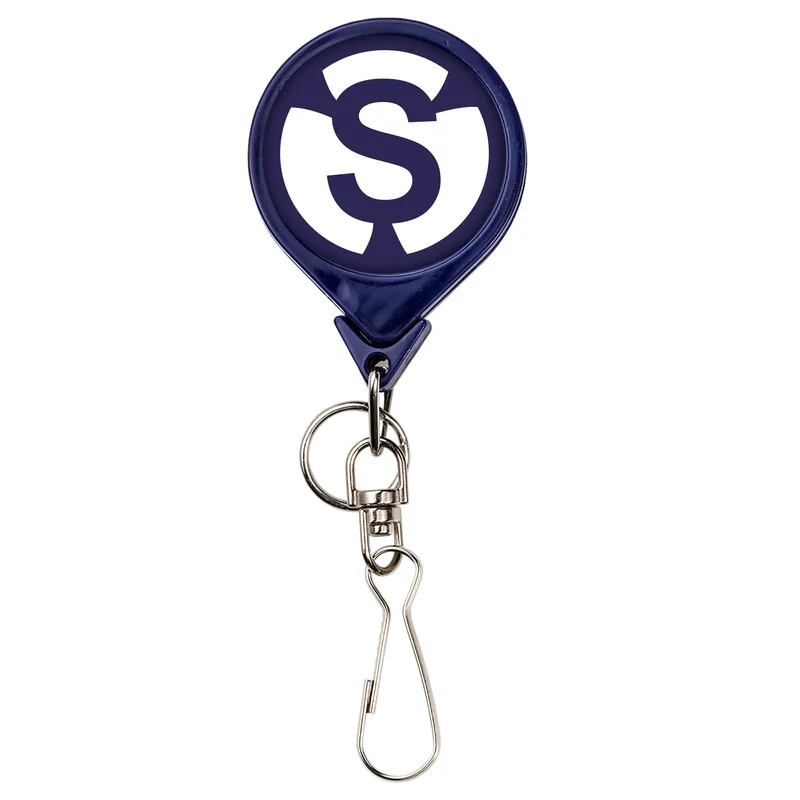 Bamboo Jumbo Round Retractable Badge Reel view 5