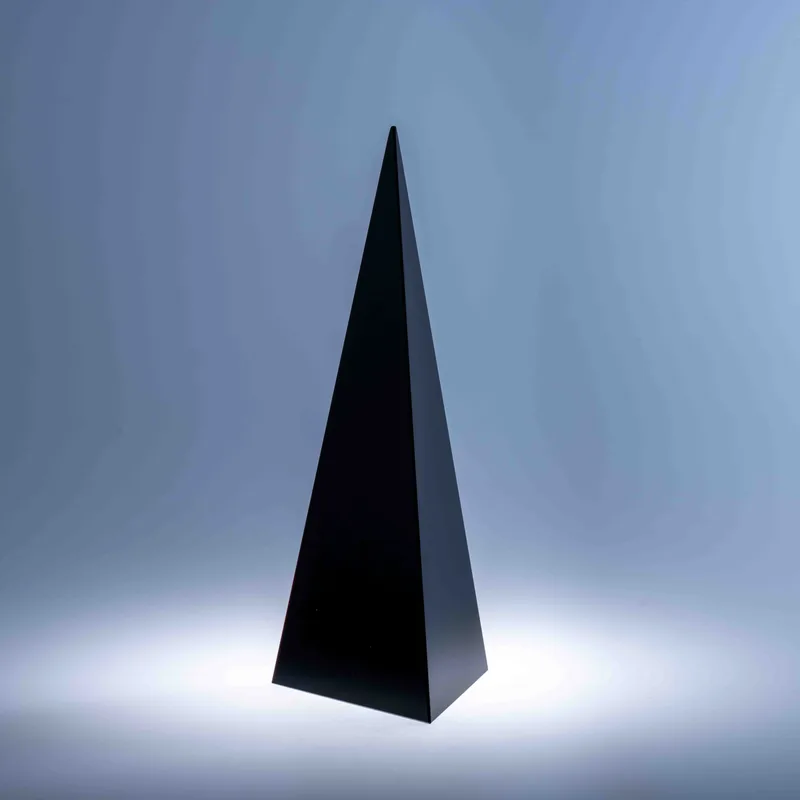 Onyx Tetrahedron - 10"H view 2