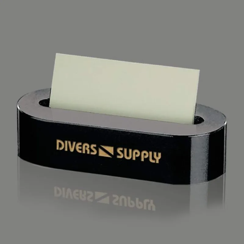 Oval Business Card Holder