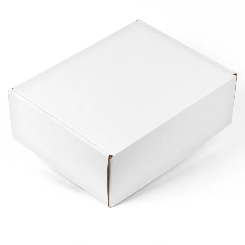 White Corrugated Large Box view 2