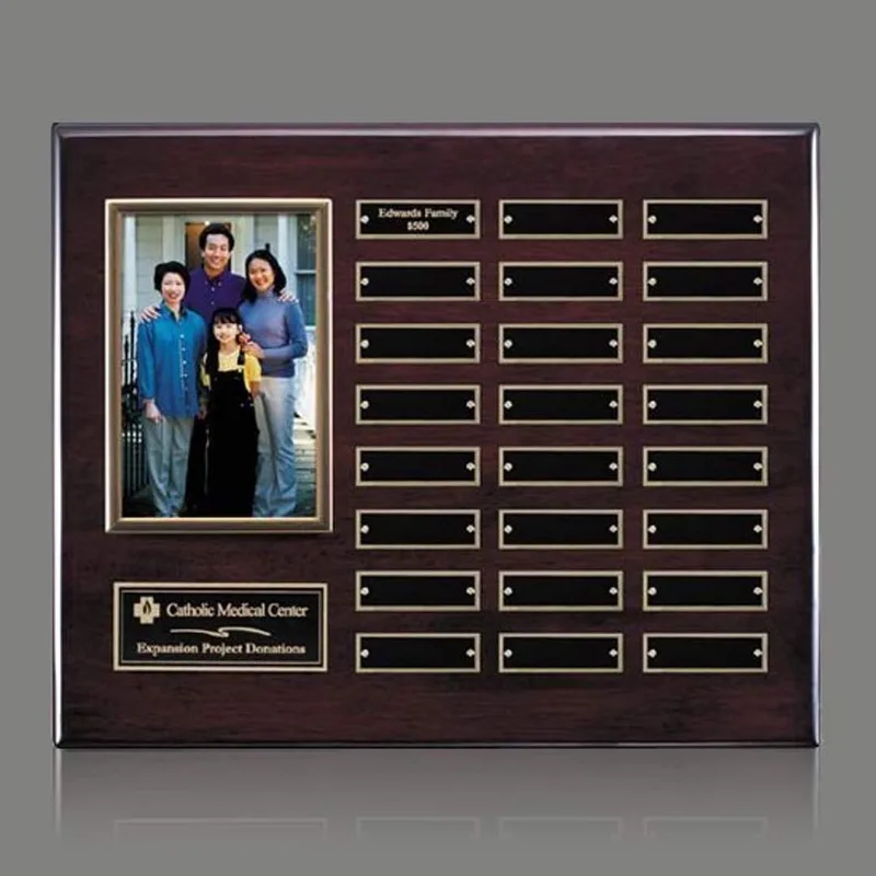 Rosewood, Gold, 24 Plate