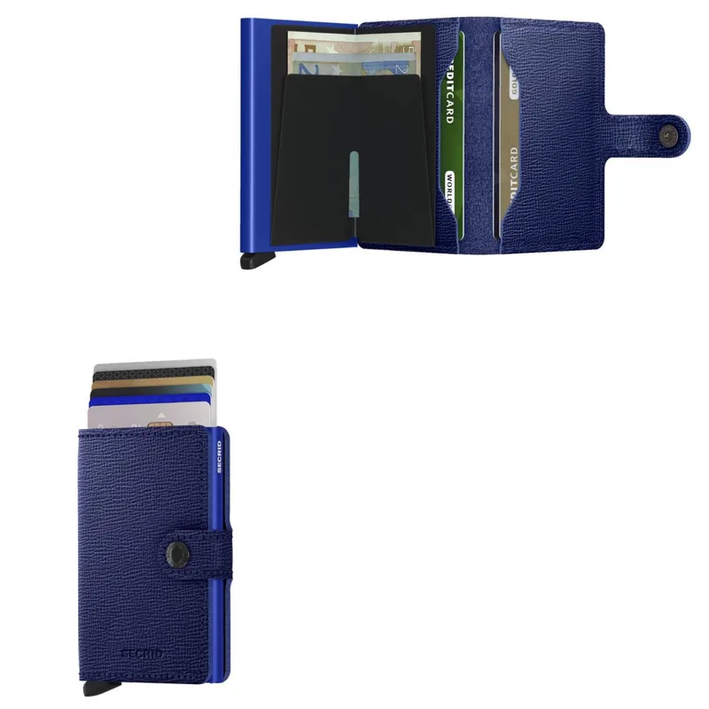 Secrid Miniwallet Crisple - Cobalt Blue
