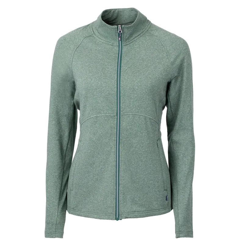 Cutter & Buck Adapt Eco Knit Heather Recycled Womens Full Zip view 7