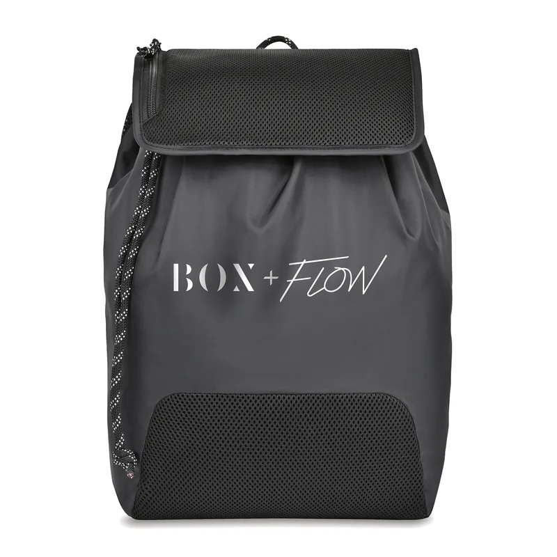Revive Mesh Drawstring Backpack - Black