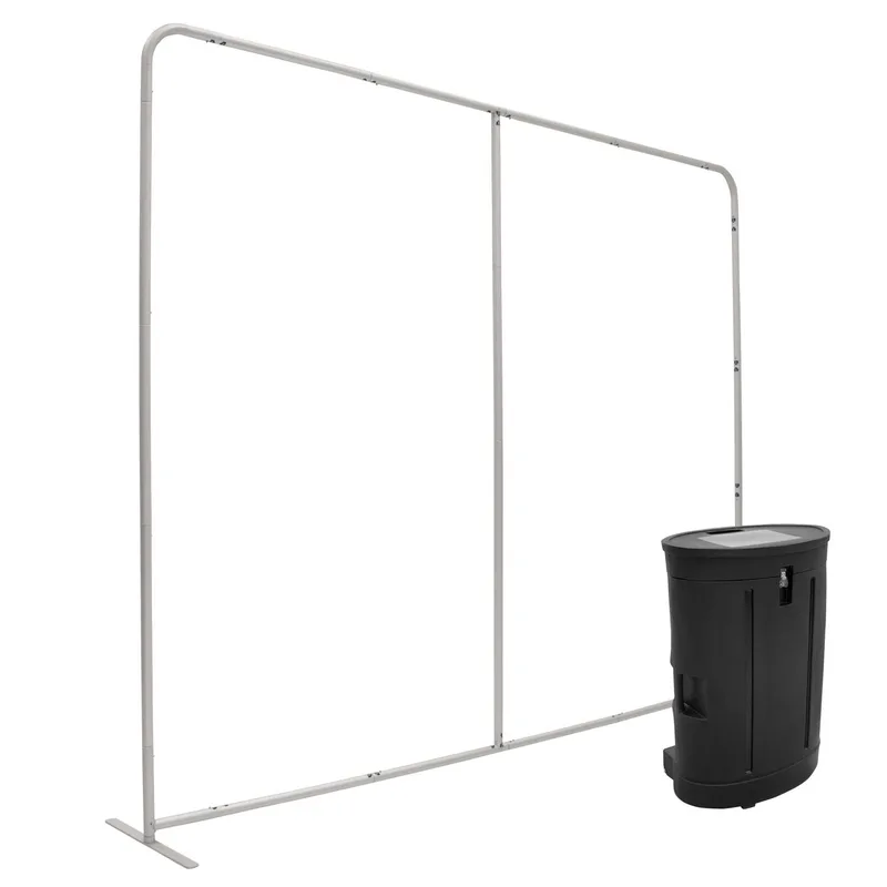 10'W x 90"H EuroFit Straight Wall Plus Hardware Kit
