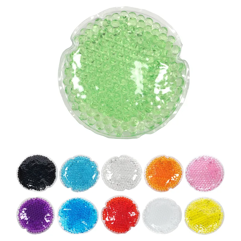 Full-Color Round Aqua Pearls™ Hot/Cold Pack view 2