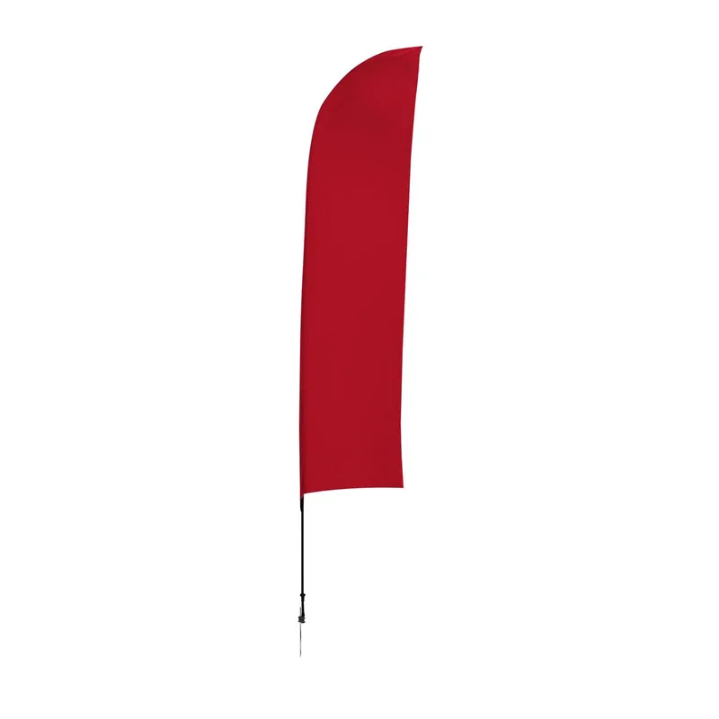 10.5' Solid-Color Blade Sail Sign Flag, 1-Sided, Scissor view 7