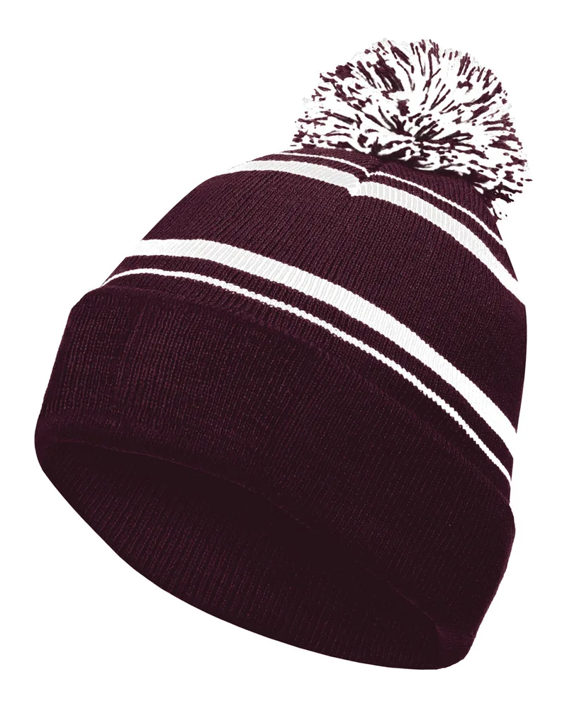 Maroon/ White