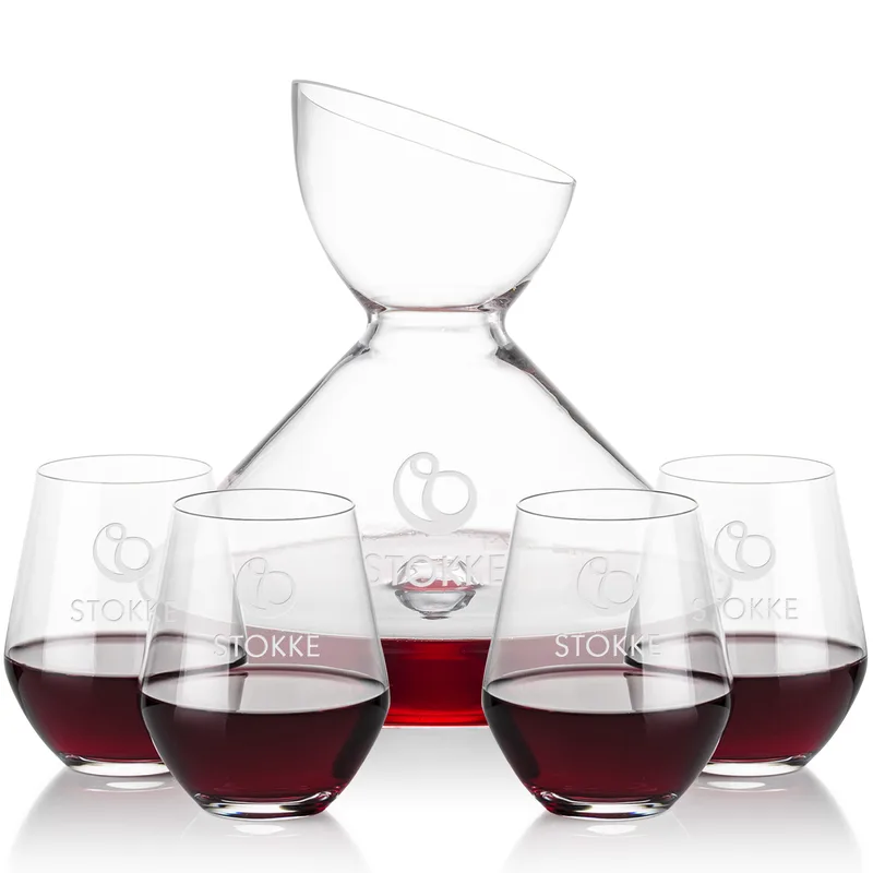 Carafe & 4 Stemless