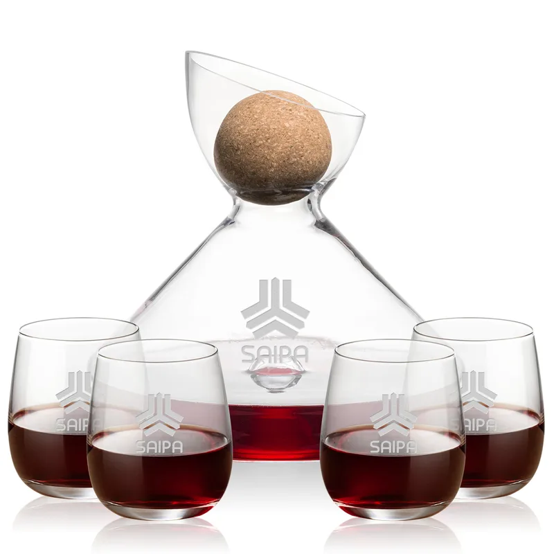 Carafe & 4 Stemless