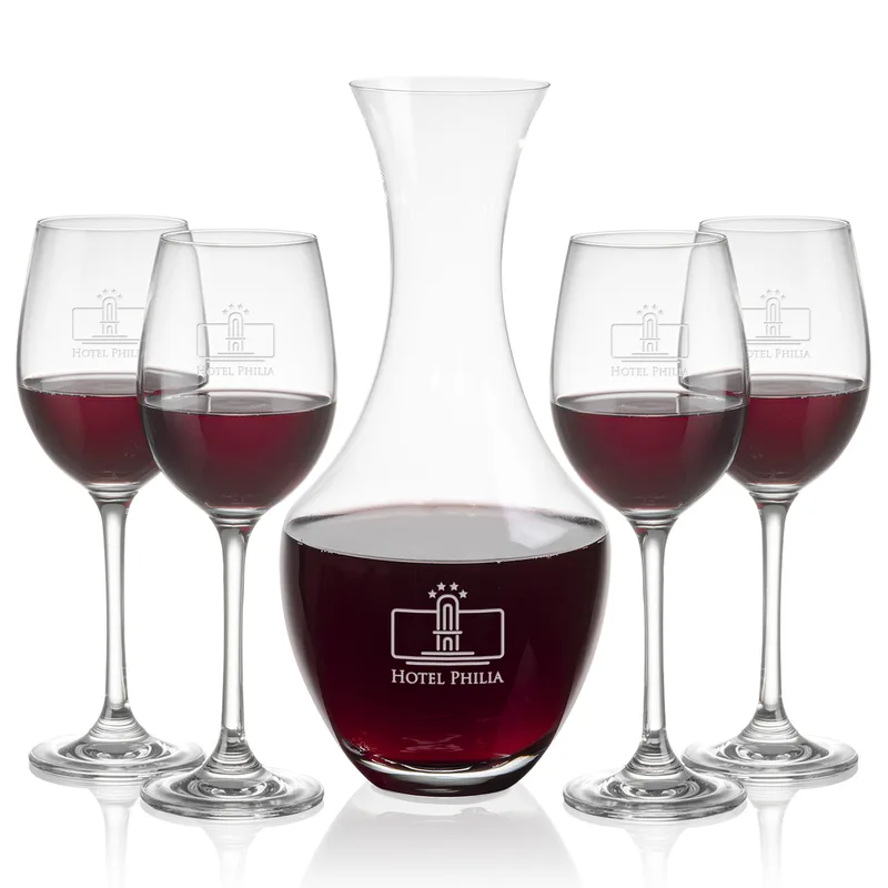 Carafe & 4 Wine