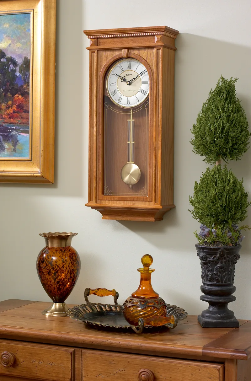 Bulova Clocks Manorcourt Wall Chime Clock