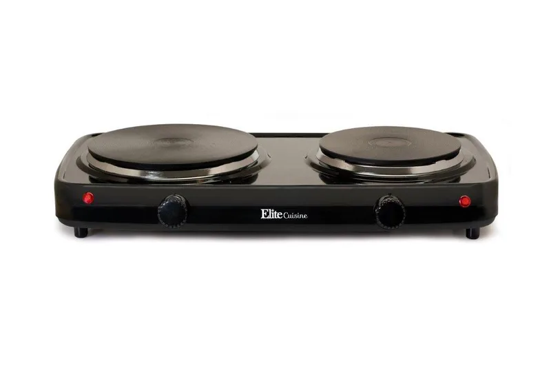 Elite Cuisine Electric Double Buffet Burner