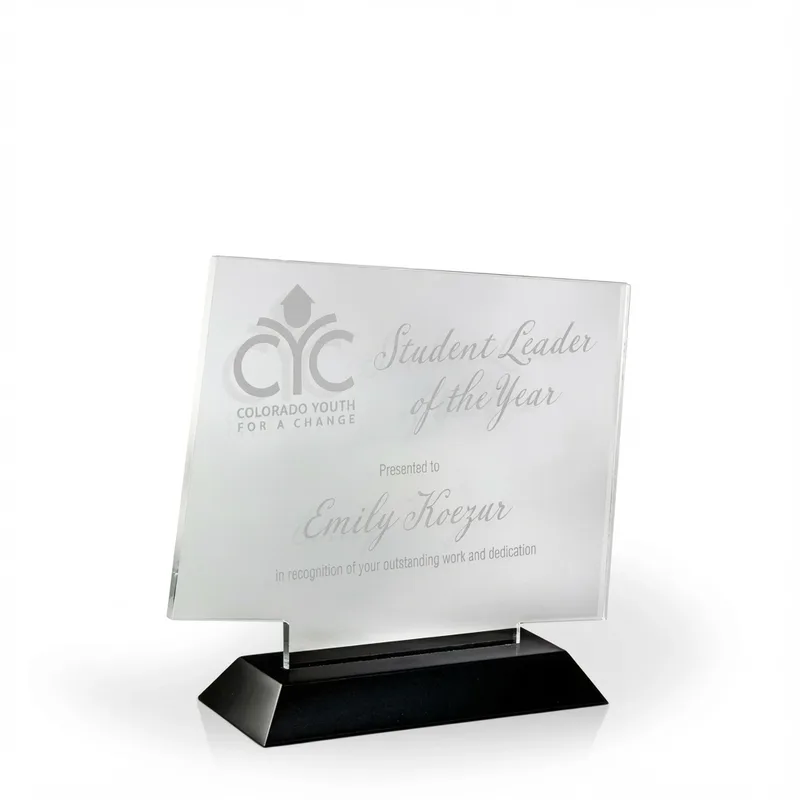 Colorado Award with Black Wood Base view 3