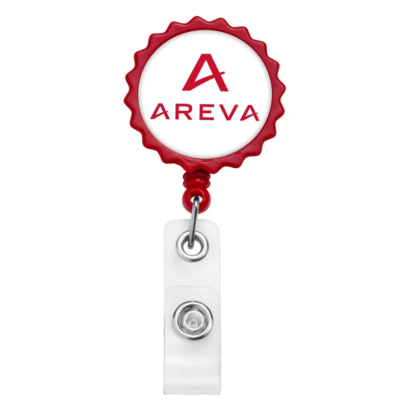 Bottle Cap Retractable Badge Reel view 6