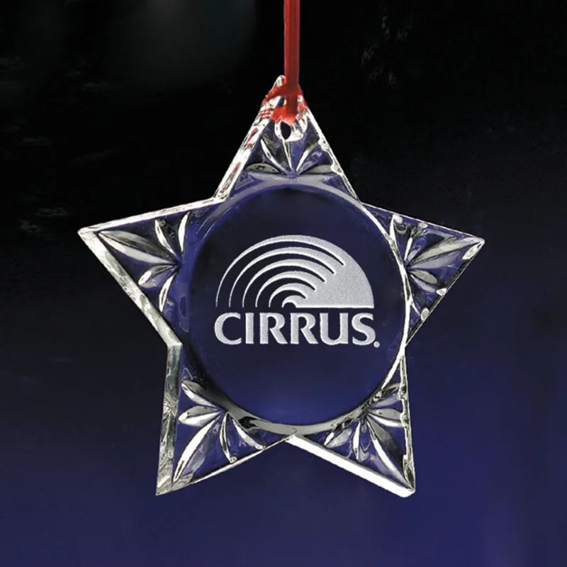Crystal Star Ornament