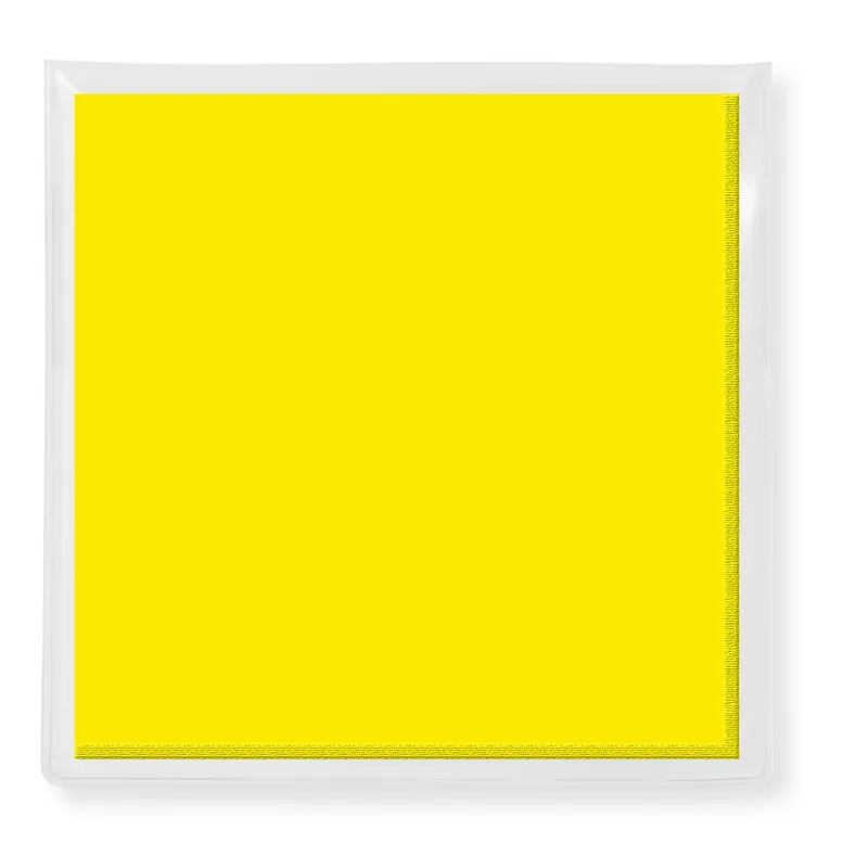 Premium 11" x 11" Debossed Microfiber Cloth, in Clear Vinyl Pouch view 2